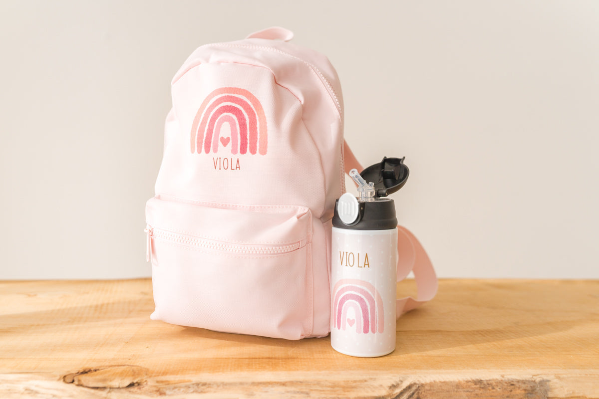 Set Zainetto + Borraccia termica personalizzati