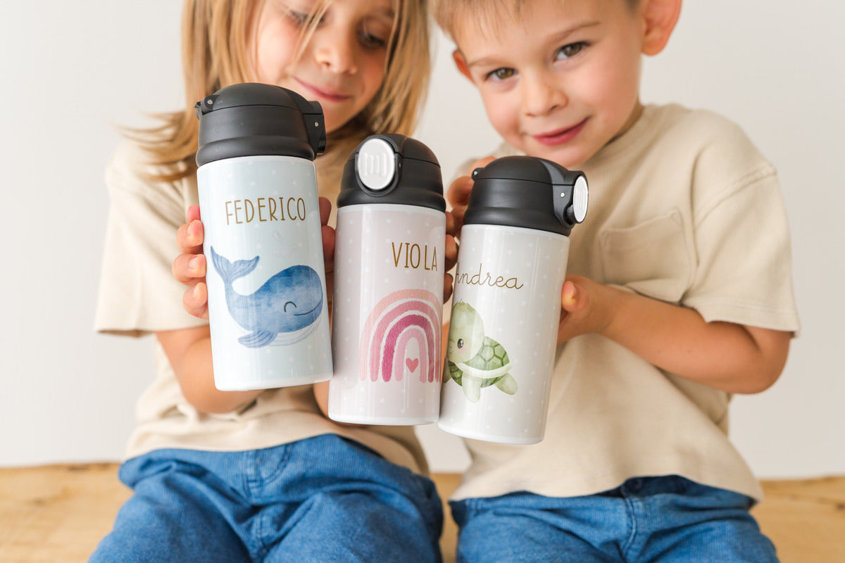 Set Zainetto + Borraccia termica personalizzati