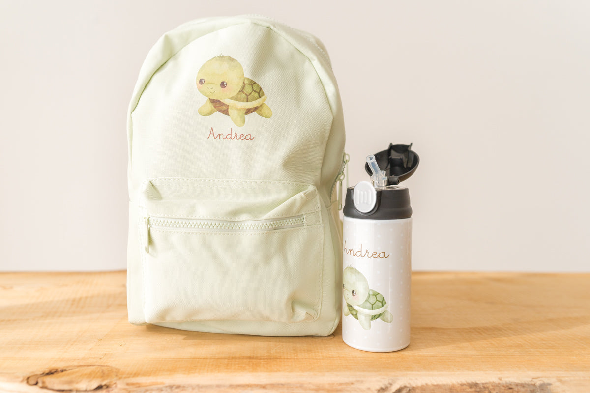 Set Zainetto + Borraccia termica personalizzati
