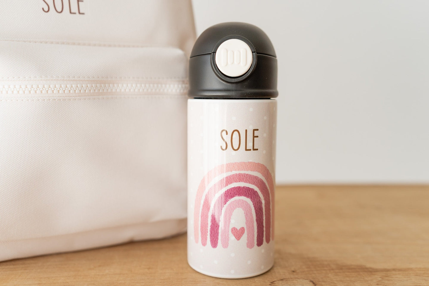 Set Zainetto + Borraccia termica personalizzati